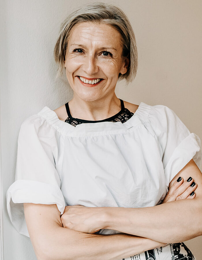 Professional skin analysis client Basia after anti-aging treatment plan