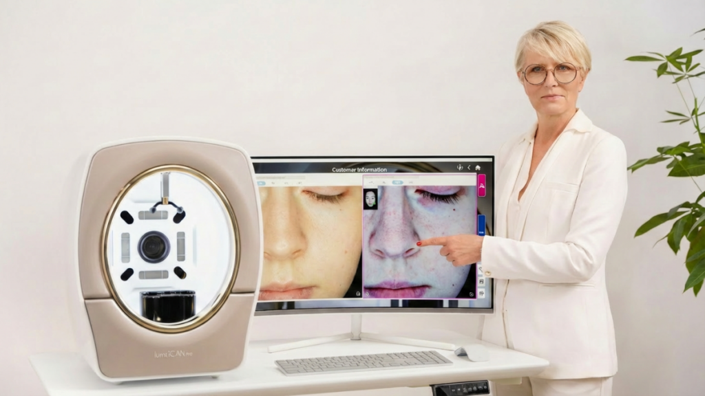 Hautanalyse Basel mit digitaler Hautdiagnostik CP Praxis