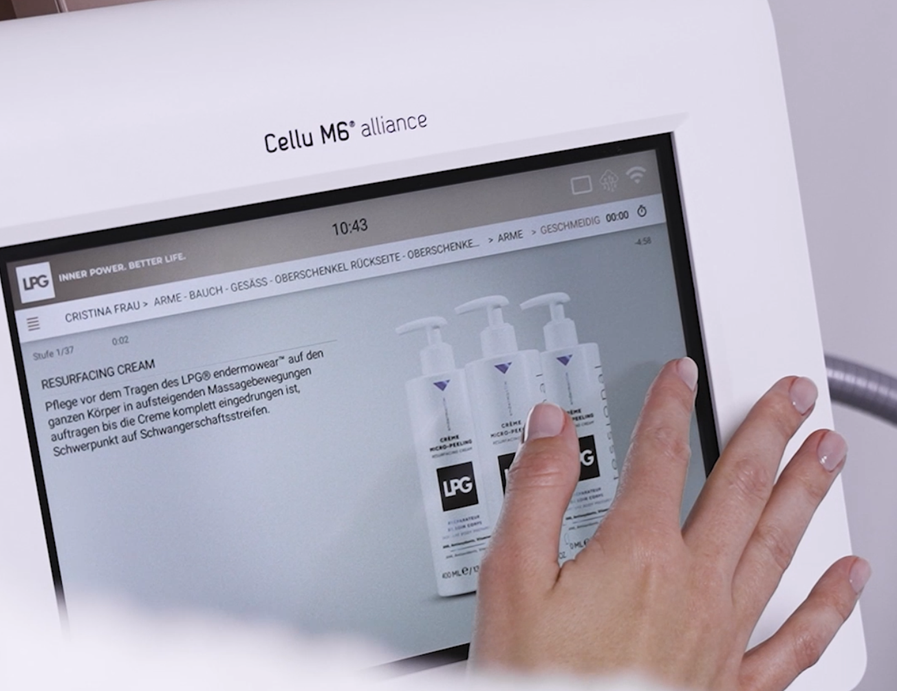 LPG Endermologie body contouring treatment in Basel at CP Praxis