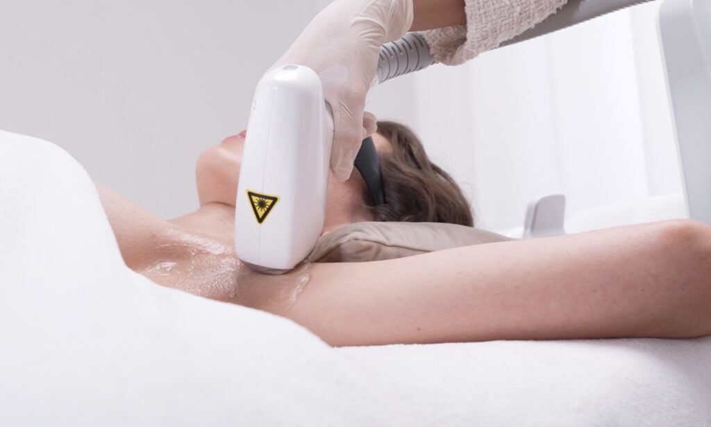 Diode laser hair removal at CP Praxis Basel