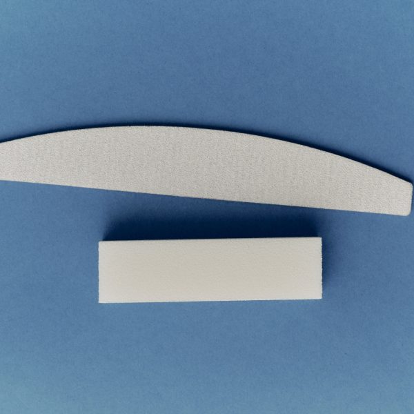 Professional nail file tool used in manicure treatment at CP Praxis Basel and Bottmingen
