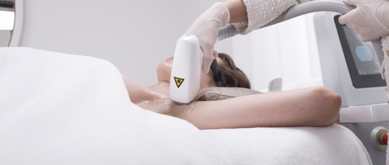 Medical grade diode laser hair removal treatment at CP Praxis Basel